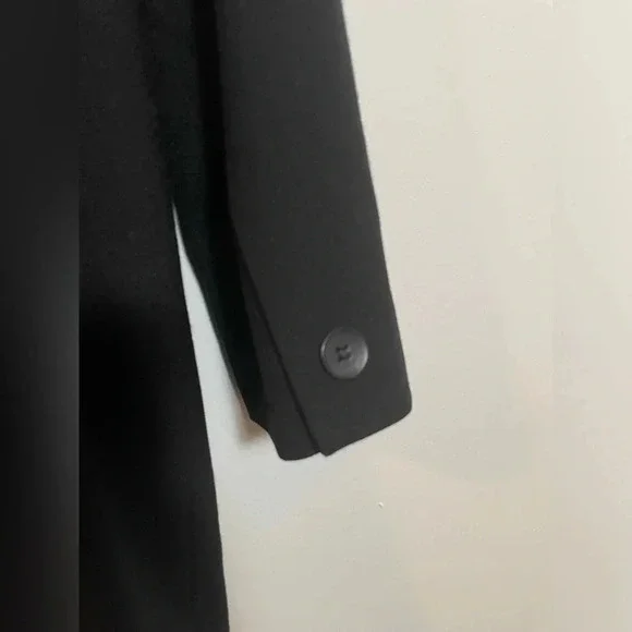 Vintage Norton McNaughton Womens Black Wool Blazer Jacket Size 10 - Picture 2 of 7